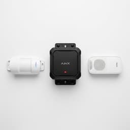Ajax motion detector, outdoor siren and indoor siren